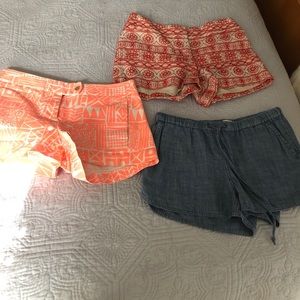 Shorts and bathing suits!